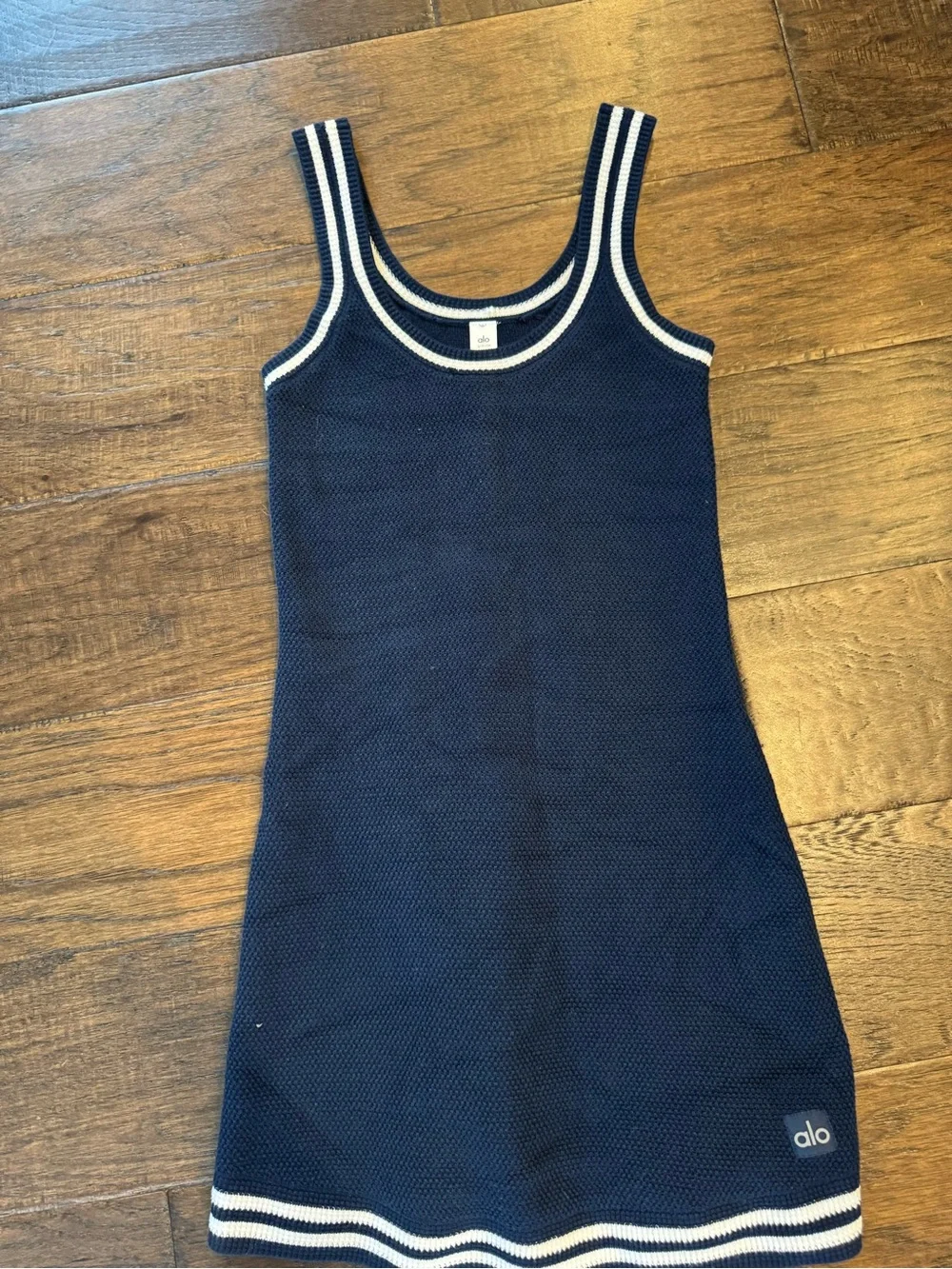 ALO Yoga Navy Blue Tennis Dress